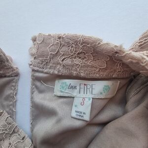 Tan top size small by love fire